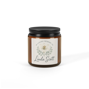 Custom Memorial Candle